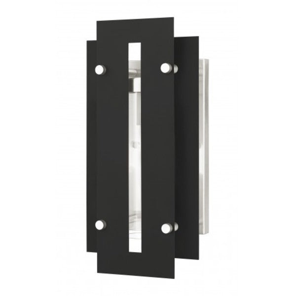 Black with Brushed Nickel Accents Outdoo
