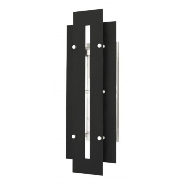 Black with Brushed Nickel Accents Outdoo