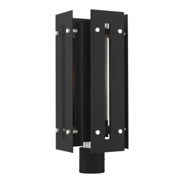 Black with Brushed Nickel Accents Outdoo