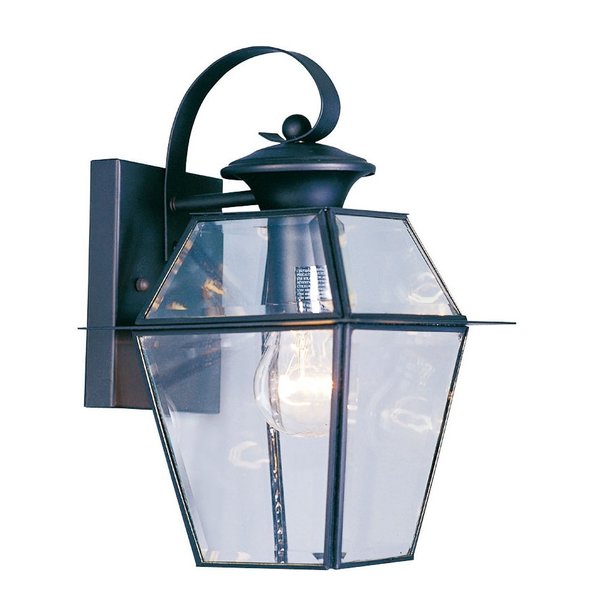Westover 1 Light Black Outdoor Wall Lant