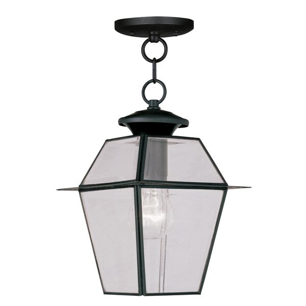 Westover 1 Light Black Outdoor Pendant Lantern