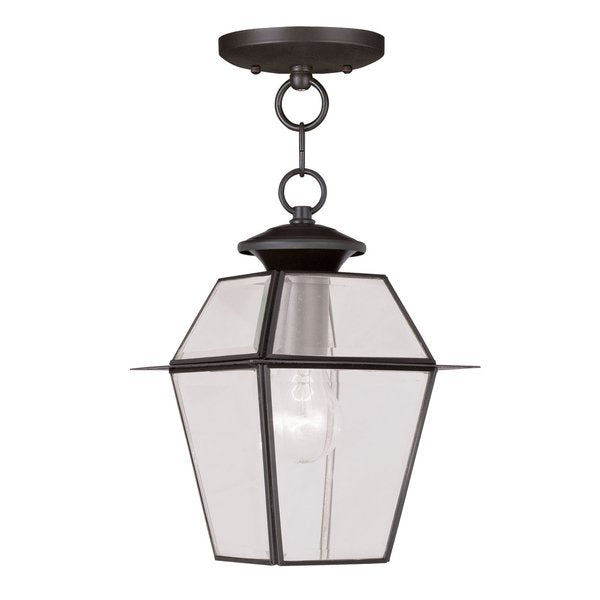 Westover 1 Light Bronze Outdoor Pendant Lantern