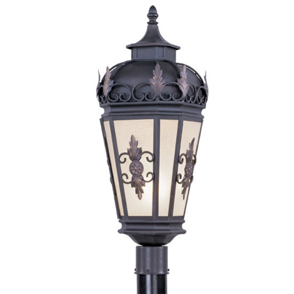 Berkshire 1 Light Bronze Outdoor Post Top Lantern