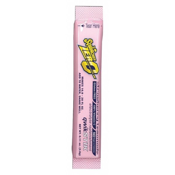 Qwik Stik, Sugar Free Drink Mix Powder, 20 oz Yield per 11 oz Pack, Strawberry-Lemonade, 50 Packs
