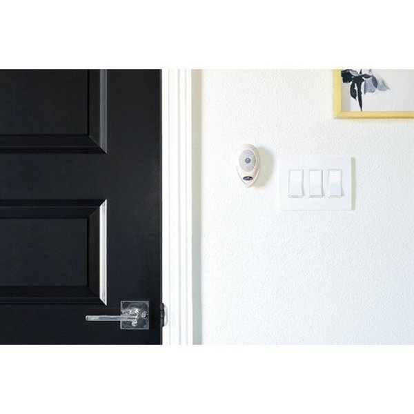Rocker Wall Plate, Number of Gangs: 3 Plastic, Smooth Finish, White
