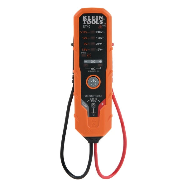 Electronic AC/DC Voltage Tester 12 to 240V AC, 1.5 to 24V DC