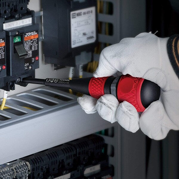 BALL GRIP Ratchet Screwdriver 5PC. Set