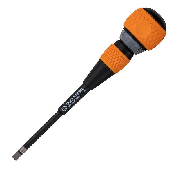 BALL GRIP Ratchet Screwdriver No.2200 -6