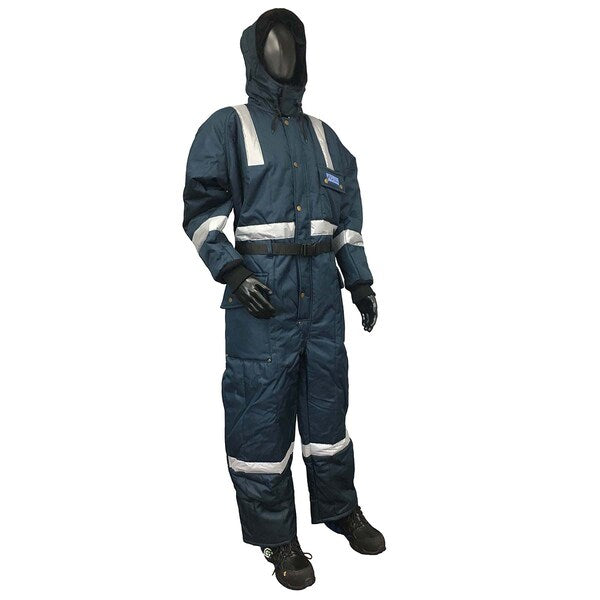 Men's Insulated Coverall, Navy, XL-Tall