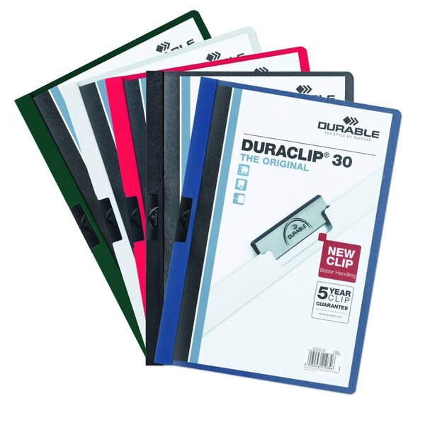 Report Cover, 30 Sh, Ltr, Black, PK25