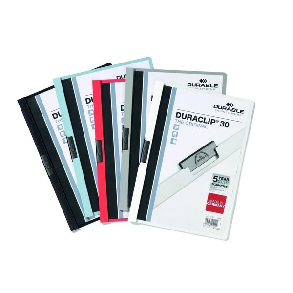 Report Cover, 30 Sh, Ltr, Black, PK25