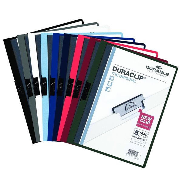 Report Cover, 30 Sh, Ltr, Black, PK25