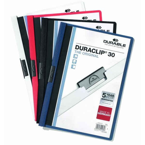 Report Cover, 30 Sh, Ltr, Red, PK25