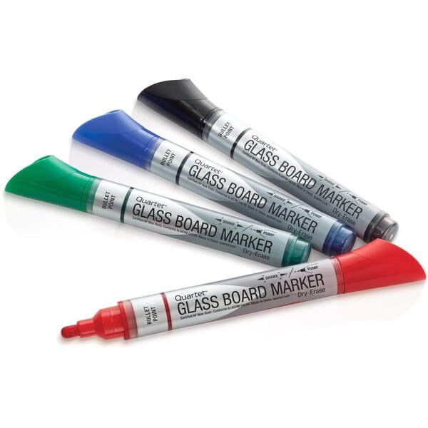 Premium Glass Board Dry Erase Marke, PK4