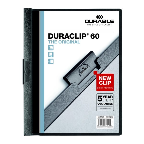 Report Cover, 60 Sh, Ltr, Black, PK25