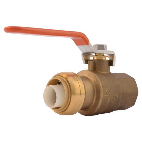 Ball Valve, DZR Brass, 1 in.sz.