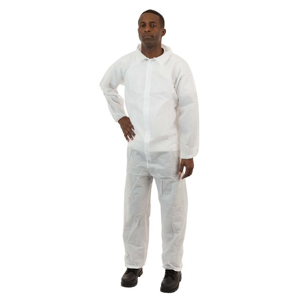 5XL, White, Zipper