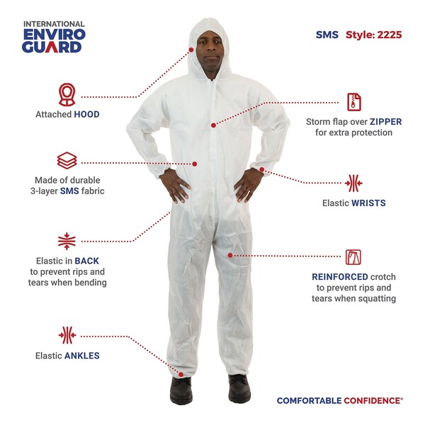 5XL, White, Zipper