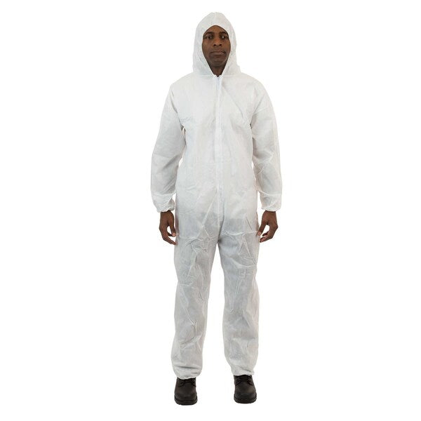 5XL, White, Zipper