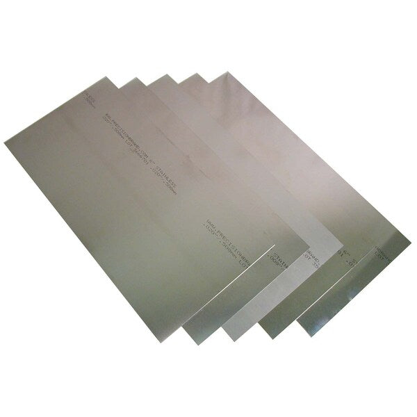 Shim Stock, Sheet, 302 SS, 0.01In, PK2