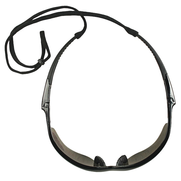 Nemesis Readers Prescription Safety Sunglasses, Diopter: +2.50, Black Frame, Smoke Gray Lens