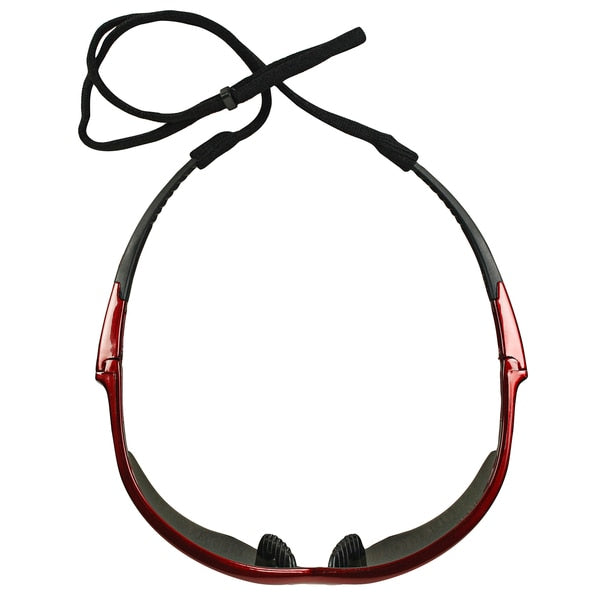 Safety Glasses, Wraparound Smoke Polycarbonate Lens, Scratch-Resistant