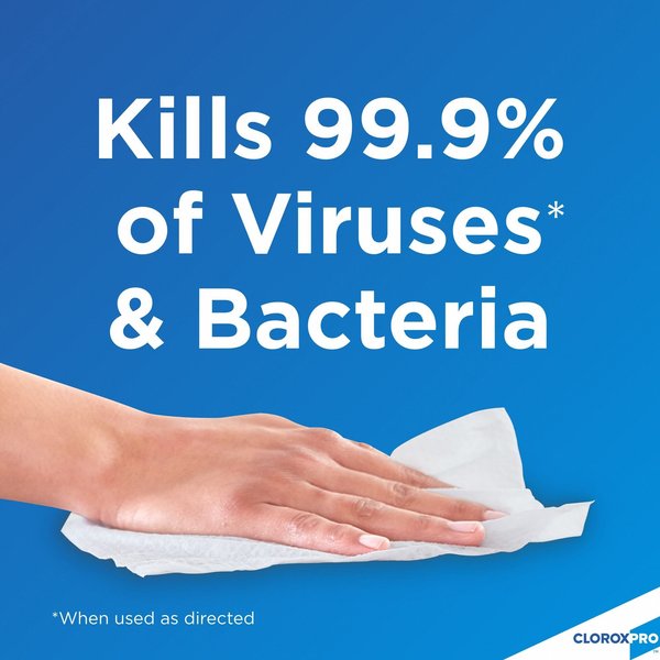 Disinfecting Wipes, 75 Wipe Canister, 7 in x 8 in Wipes, Fresh, White, 6 Pack