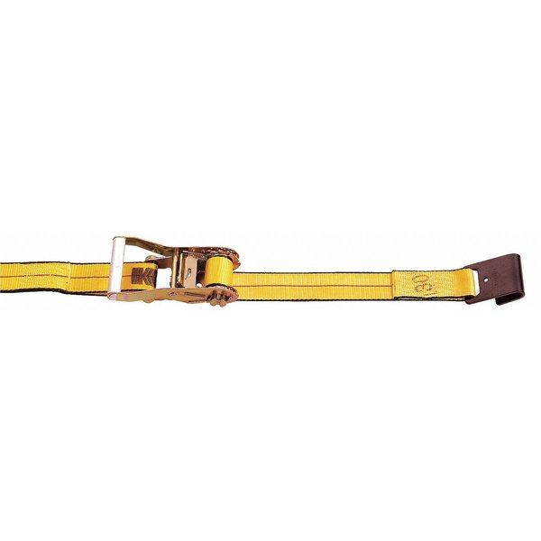 Tie-Down Strap, Ratchet, 27ft x 2In, 3335lb