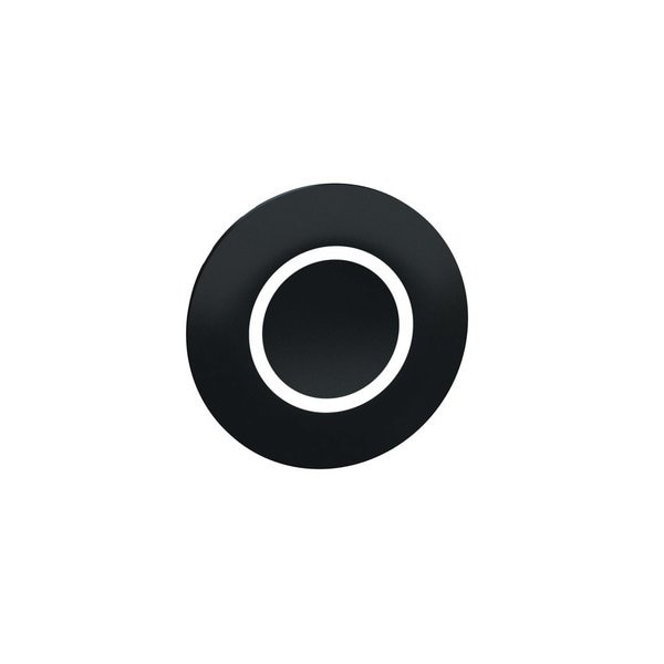 Black cap marked O for rectangular multi