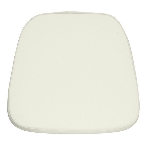 Soft Ivory Fabric Chiavari Chair Cushion, PK22