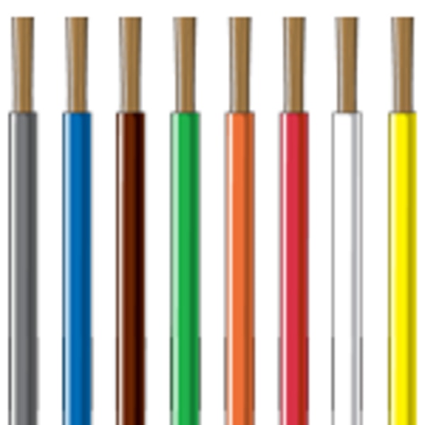 Primary Wire, 20 Amp, White, 100ft.