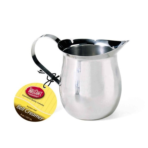 Economy Bell Creamer, SS, 8OZ, Mirror