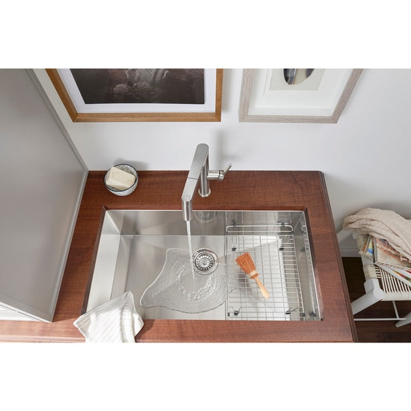 Stainless Steel Multi-Level Sink Grid (Quatrus Super Single Bowls)
