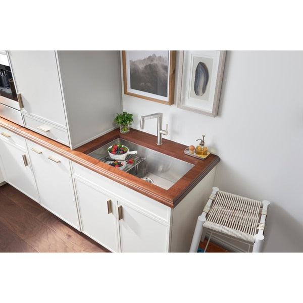 Stainless Steel Multi-Level Sink Grid (Quatrus Super Single Bowls)