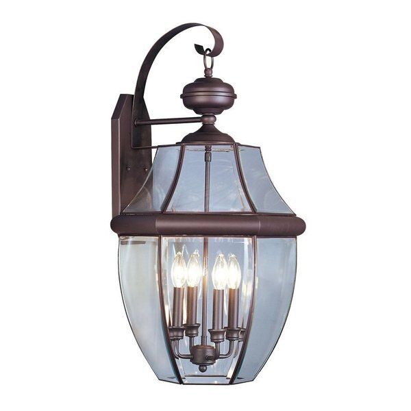 Monterey 4 Light Bronze Outdoor Wall Lan