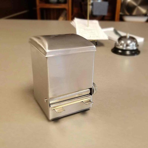 Dispenser, Toothpick, S/S, Top Loading