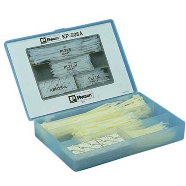 Assorted Cable Ties, w/Plastic Box