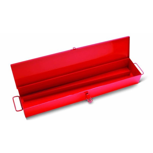 Tool Box Red, Metal w/Two Hasp-Staple Co