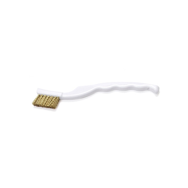 Detail Brush, White Plastic, 7 in L Overall