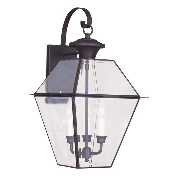 Westover 3 Light Bronze Outdoor Wall Lan