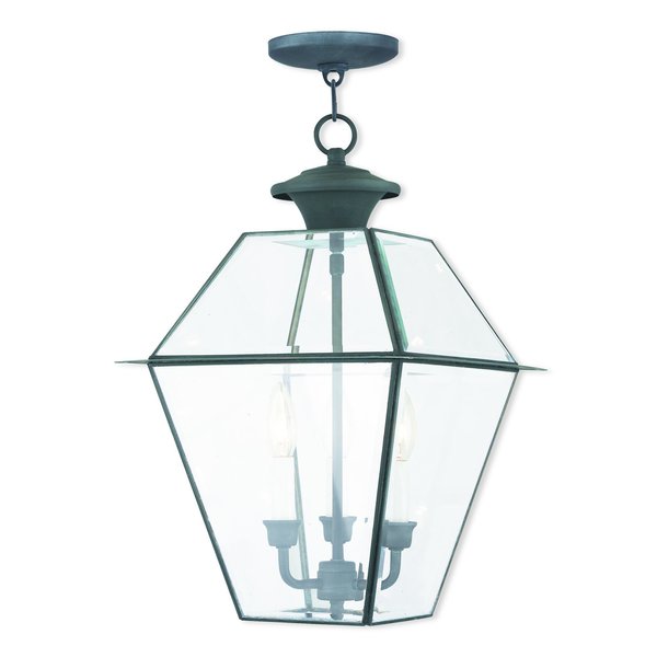 Westover 3 Light Charcoal Outdoor Pendan