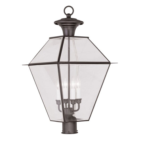 Westover 4 Light Bronze Outdoor Post Top