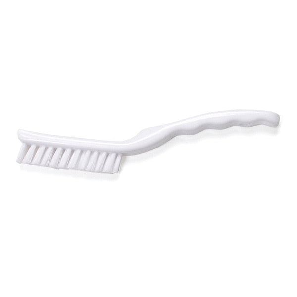 Detail Brush, White Plastic, 9 in L Overall