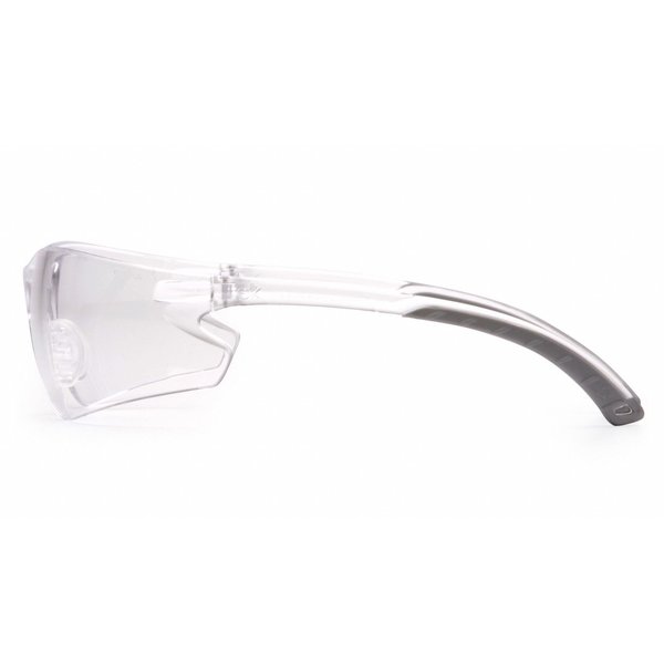 Itek Safety Glasses, Anti-Fog, Anti-Scratch, Anti-Static, Frameless, Wraparound, Clear Lens