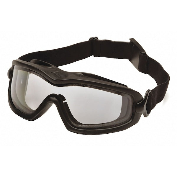 Safety Goggles, V2G Plus Series, Anti-Fog, Anti-Static, Scratch-Resistant, Clear Lens