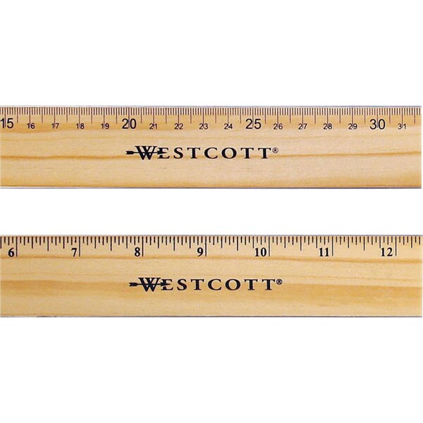 Ruler, Wood, 18 In