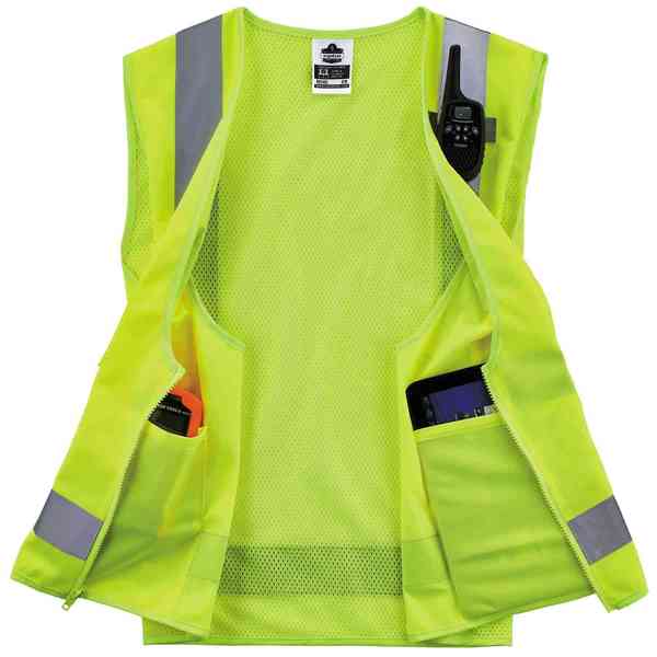Economy Surveyors Vest, Lime, S/M