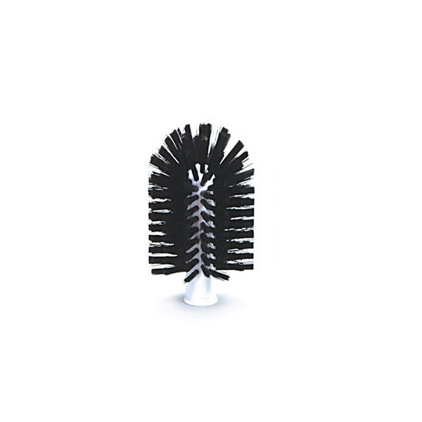 Drain Brush, Black, White Plastic, 6 in L Overall