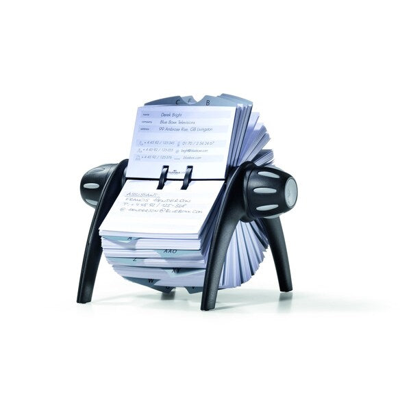 Flip, Address Card, File, Black