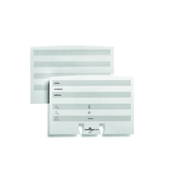 Flip, Address Card, File, Black